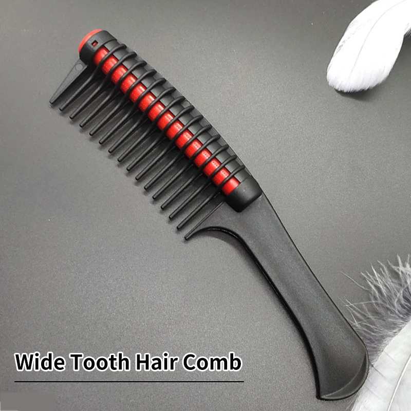 

Hot Sale Professional Wide Tooth Hair Loss Reduction Roller Comb Barber Anti Static Detangling Combs Hairdressing Tool