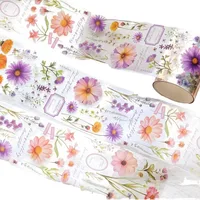 2m Roll PET Tape Time River Series French Romantic Handnet Decoration Material Recycling Sticker 6 Styles 2