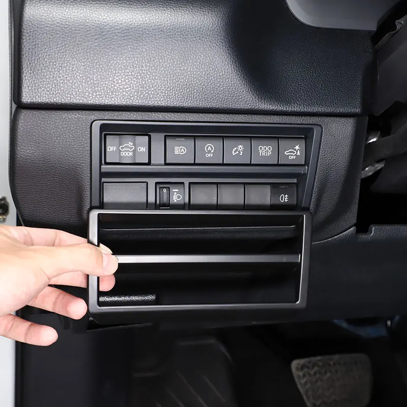 

Для Toyota Tundra Sequoia 2022-23 ABS матовая черная/углеродистая/красная Регулировка автомобильной фары аксессуары-наклейки