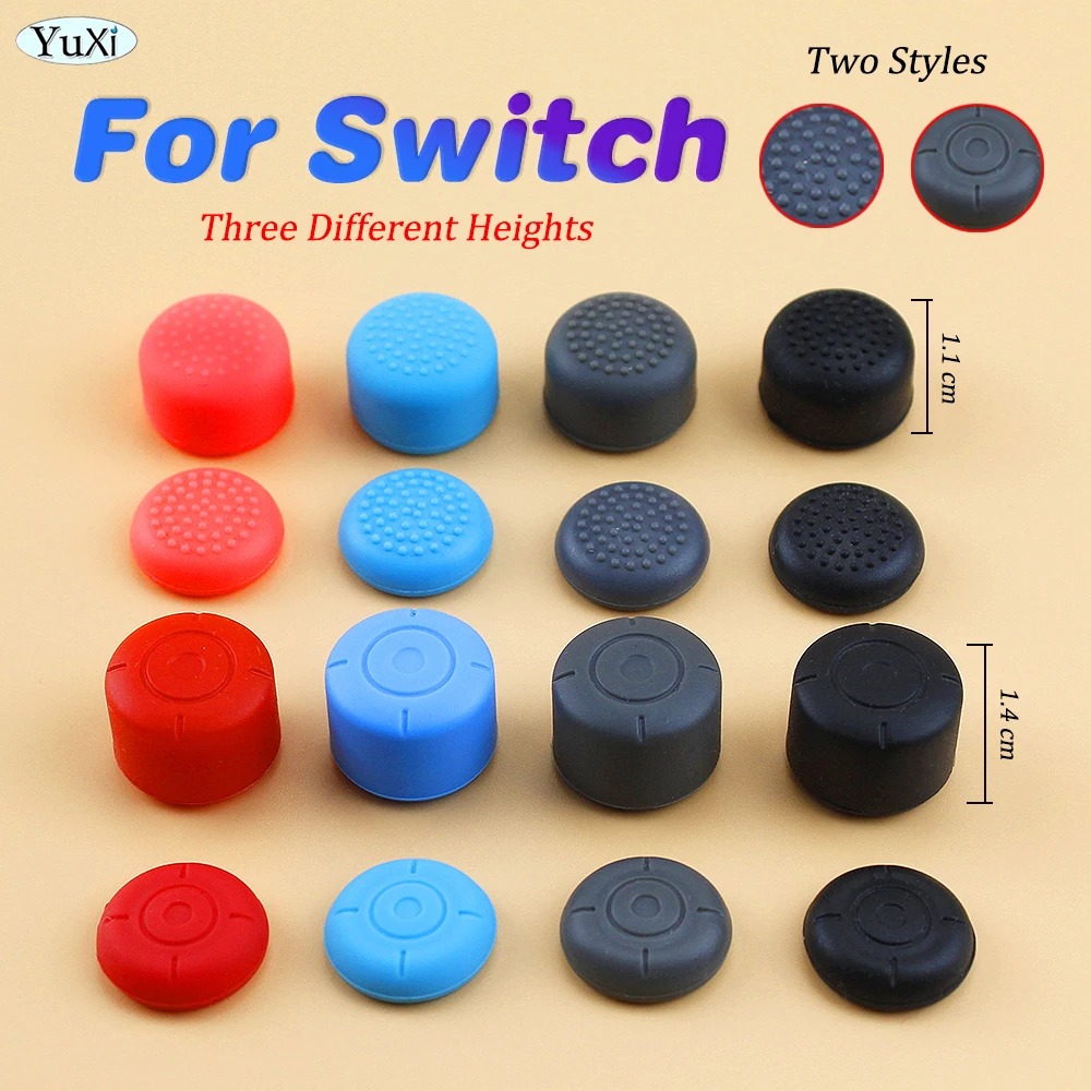 

1Pcs Silicone Thumbstick Grips Cover Caps For Switch Anti-Slip Heightening Button For Nintend NS Gamepad Keypad Accessories