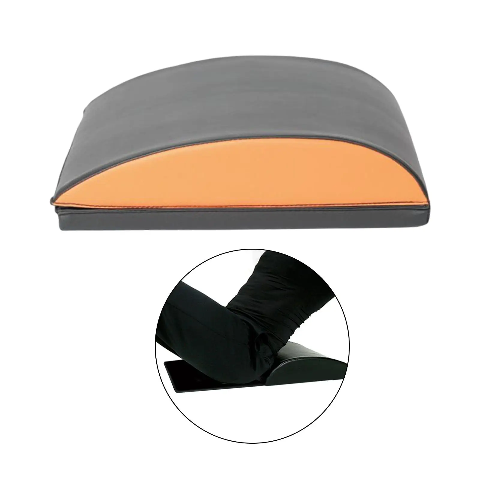 Ab Mat with Tailbone Protector Abdominal Core Trainer Support Stretches Ab Muscles Full Range Motion Sit up for Workout