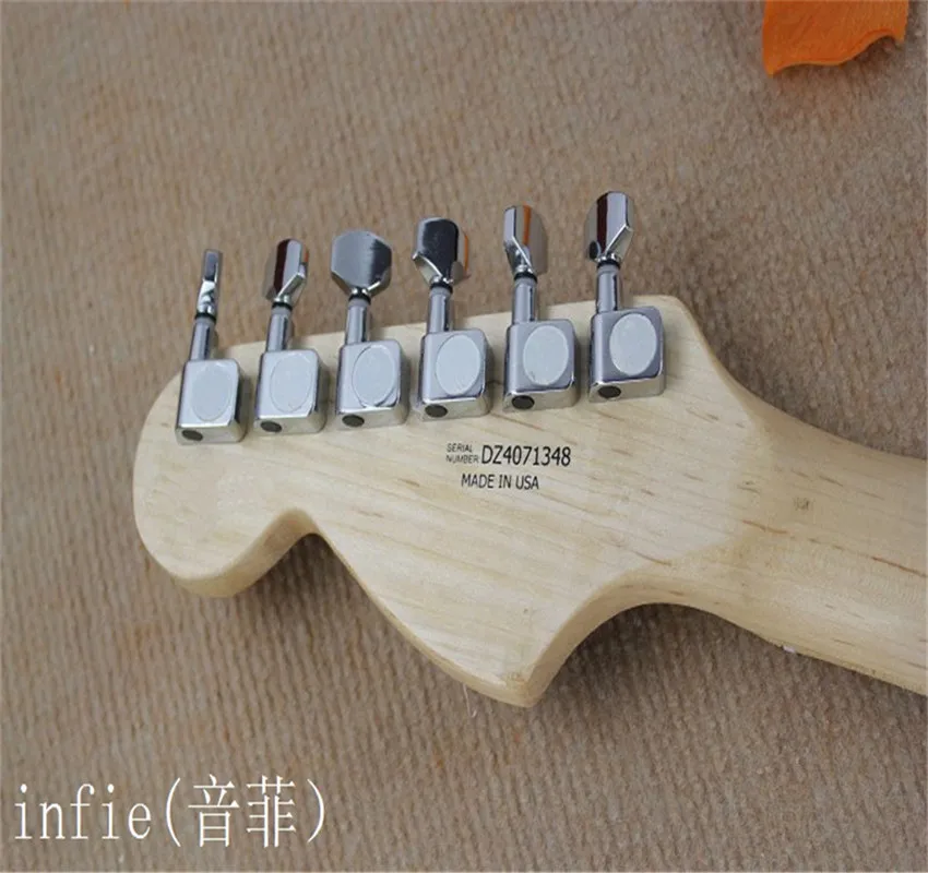 High Quality with synchronized tremolo Imitation of the old one Yellow Signature Electric Guitar