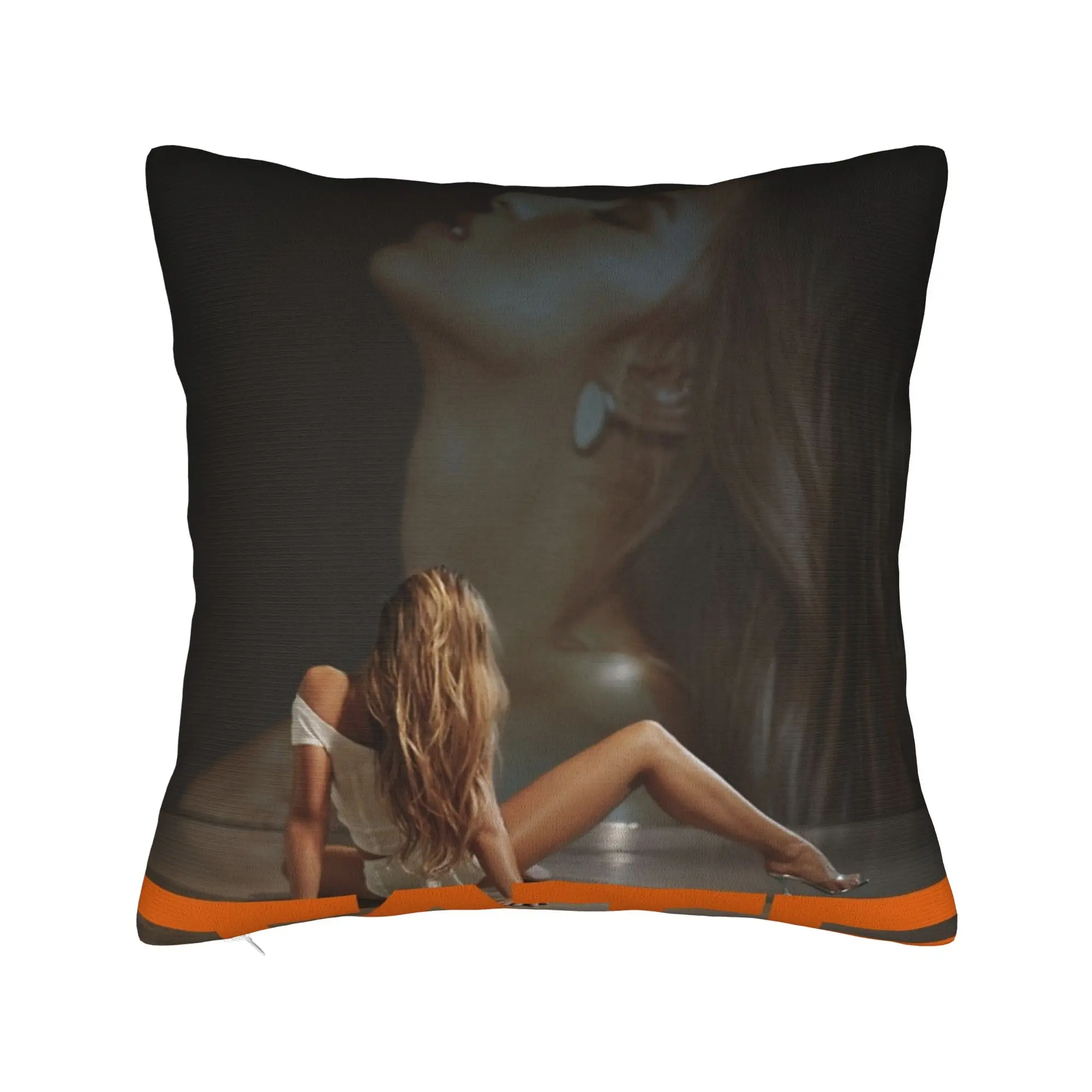 Decorative Pillowcase Featuring Pop Singer Tate McRae - Square Style Multi-Size