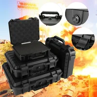 Weapons Organizer Waterproof Hard Case with Sponge Hardware Tool Box Impact Resistant (with Sponge Organizer) 2