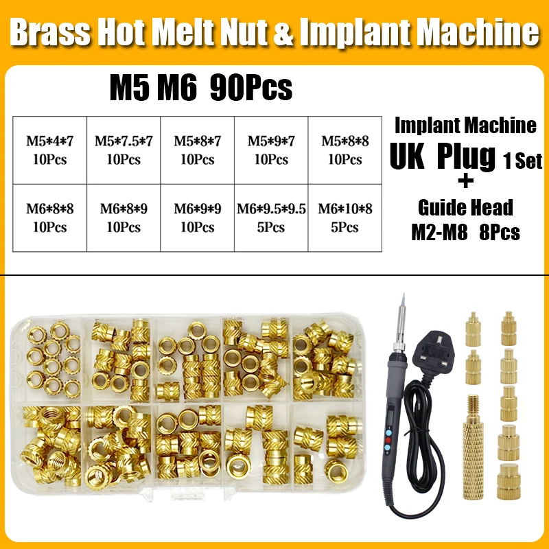 Brass Knurled Nut Insertion Tool