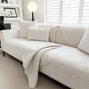 2024  Four Seasons Universal Non-Slip Cotton Fabric Seat Cushion Leather Sofa Cover Cover Cloth Towel New Cotton Sofa Cushion 2