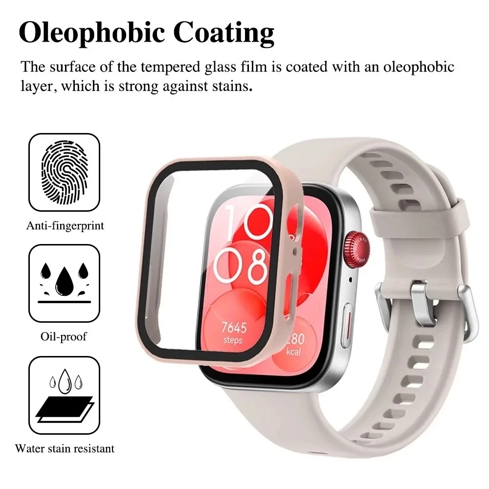 Premium All-Around Hard PC Bumper with Tempered Glass Screen Protector