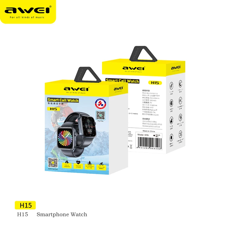 Awei H15 Smartwatch   ո ð ƮϽ Ʈ ð  ȣ  ð µ 