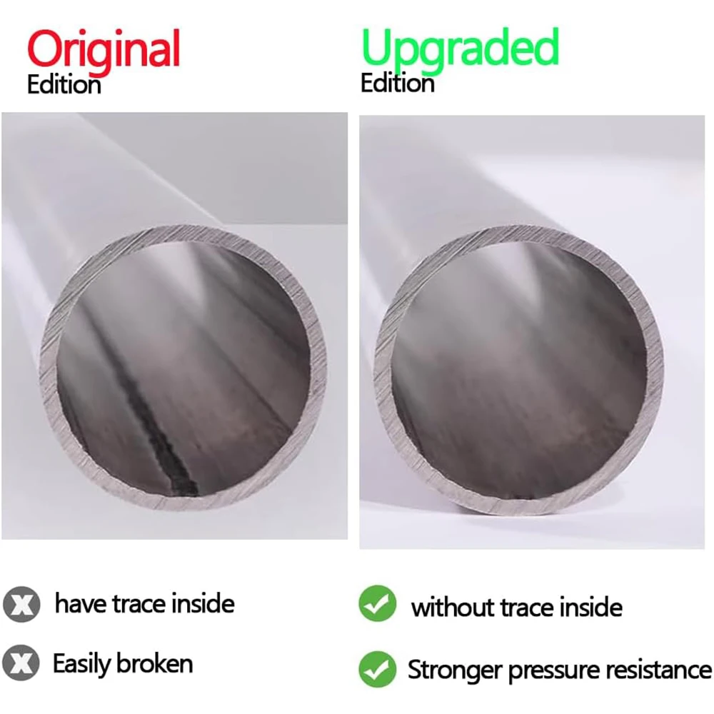 304 Stainless Steel Round Capillary 100mm 200mm 300mm Long Seamless Straight Tube Pipe Wall Thick 2mm 2.5mm 3mm OD 16-325mm 1pcs stainless steel tube