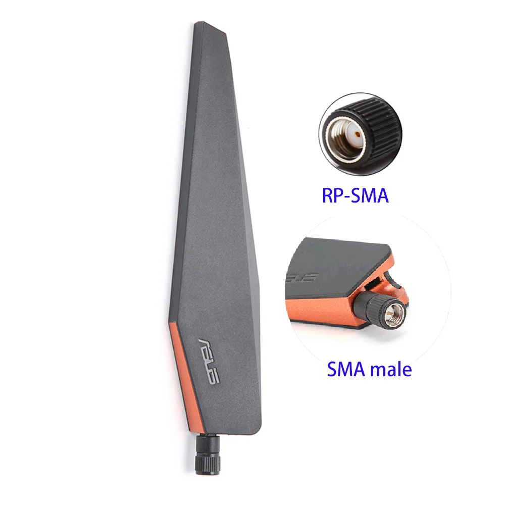 2.4G 5G 5.8G dual bands frequency signal enhanced omnidirectional antenna SMA suitable for ASUS GT-AC5300 router WIFI antenna материнская плата asus rog strix z590 i gaming wifi