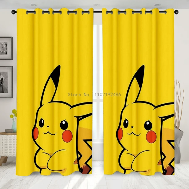 Tecido Pokemon Pikachu Fundo Amarelo 70 cm X 40 cm.