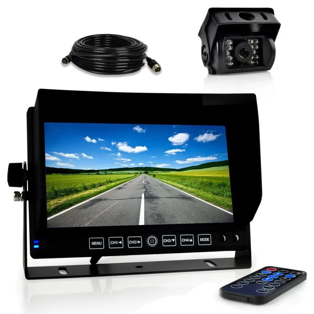 

Mobile DVR portable Full HD 800x480 7 Inch Car LCD Monitor for Camera
