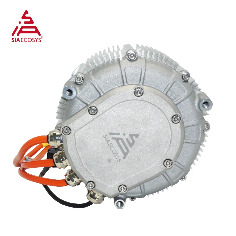 SiAECOSYS Powerful Motor Kit SIA155-64 29kW Peak PMSM Hairpin Motor with ND96850B Encoder Controller for High Power E-Motorcycle