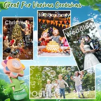 Sunflower Bubble Machine for Kids Automatic Flower Bubble Toy with Light for Toddlers Bubble Maker Blower for Kids Outdoor Toys 4