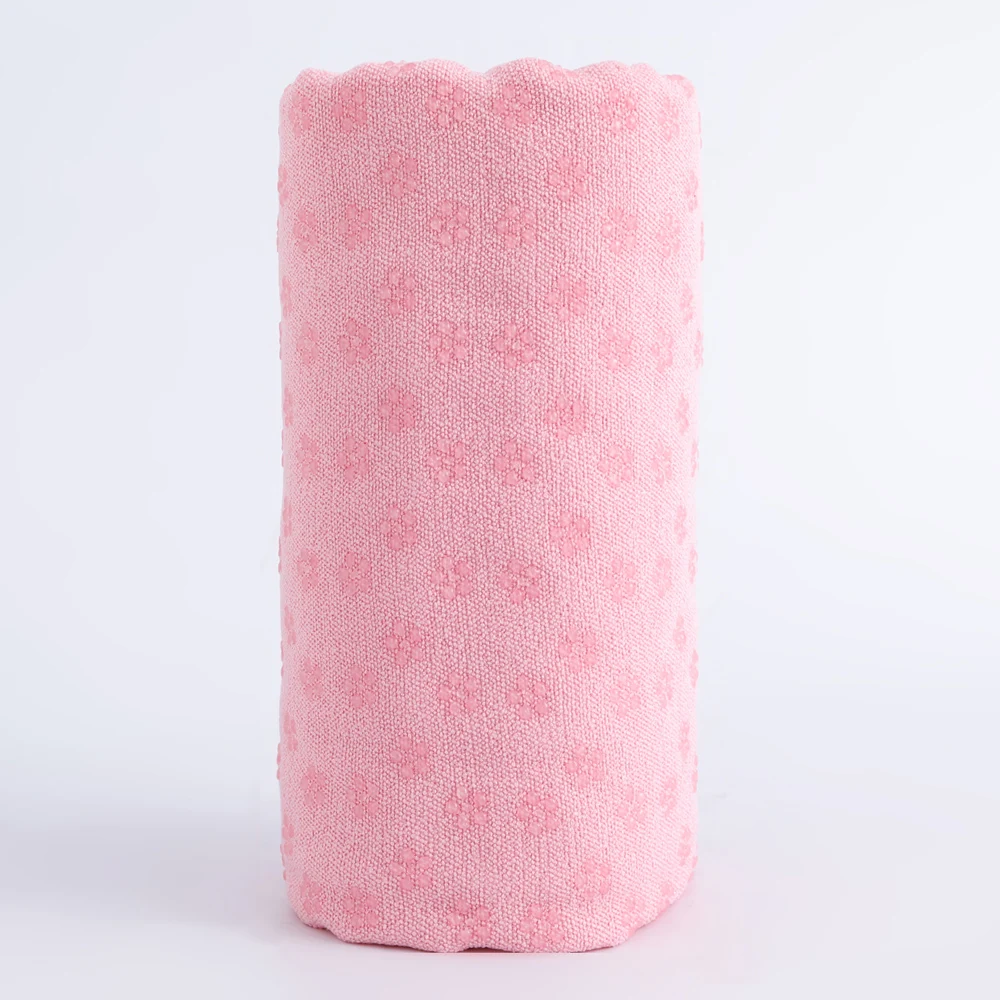 Non-Slip Thickened Terry Cloth Yoga Towel with Grip Points