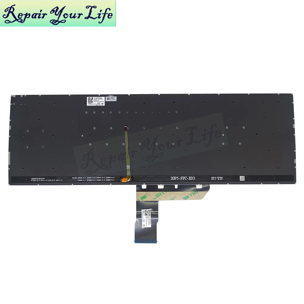 Teclado Retroiluminado para Asus Vivobook Pro M3500 M3500q M3500qc M3500qa Inglês Backlight Substituição Teclados 560vus00 - Imagem 5