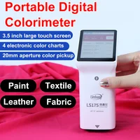 LS175 Colorimeter Fabric Metal Color Checker Colorimeter  45°/0° With Large Measuring Touch Screen With APP PC Software 2