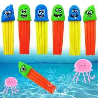 6 Pieces Jellyfish Dive Toys With Cute Expression Bath Toys  Pool Toys Swimming Pool Games for Toddlers Boys Girls Teens Adults 1