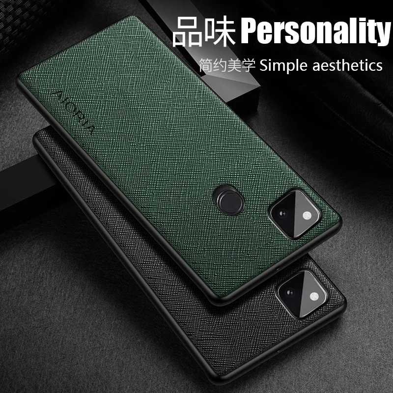 Luxury Cross Pattern Leather Cover Case