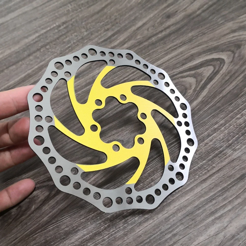 R6 Stainless Steel Brake Disc Rotor 140/160/180/203mm MTB/road Disc Brake/cyclocross Bike Brake 44mm 6-bolt Mountain Bicycle Disc Brake Bicycle Disc Brake Bike Brake Rotor Mountain Bike Disc Brake