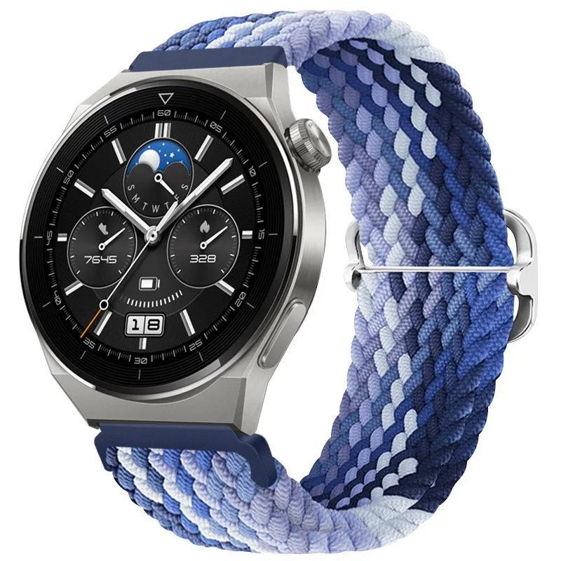 Braided Nylon Loop Smartwatch Strap - Universal Fit, 20/22mm