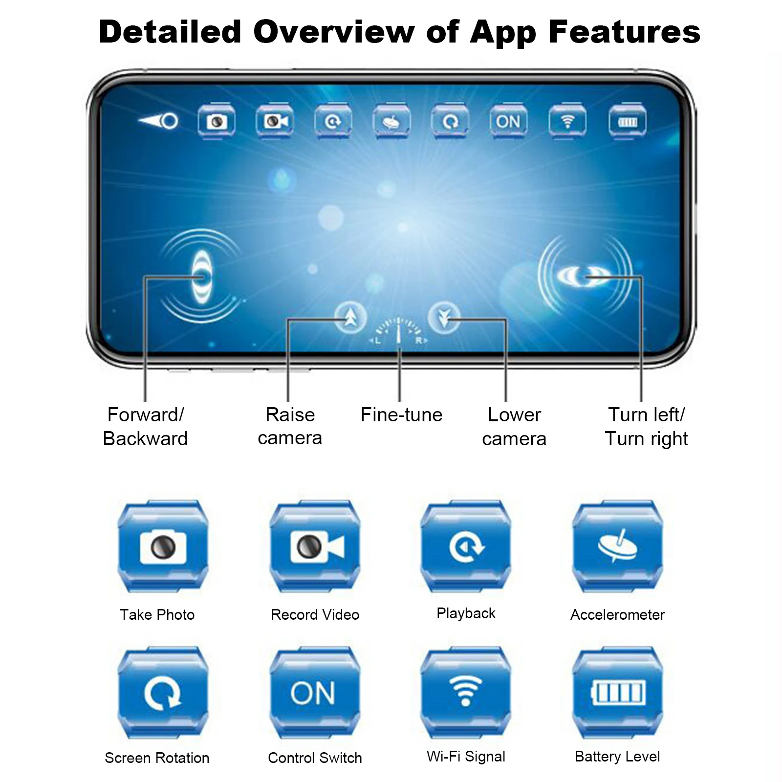 미니 WIFI RC 보트 6방향 잠수함 다이빙 실시간 전송 수중 카메라 스피드보트 사진 비디오 장난감 생일 선물