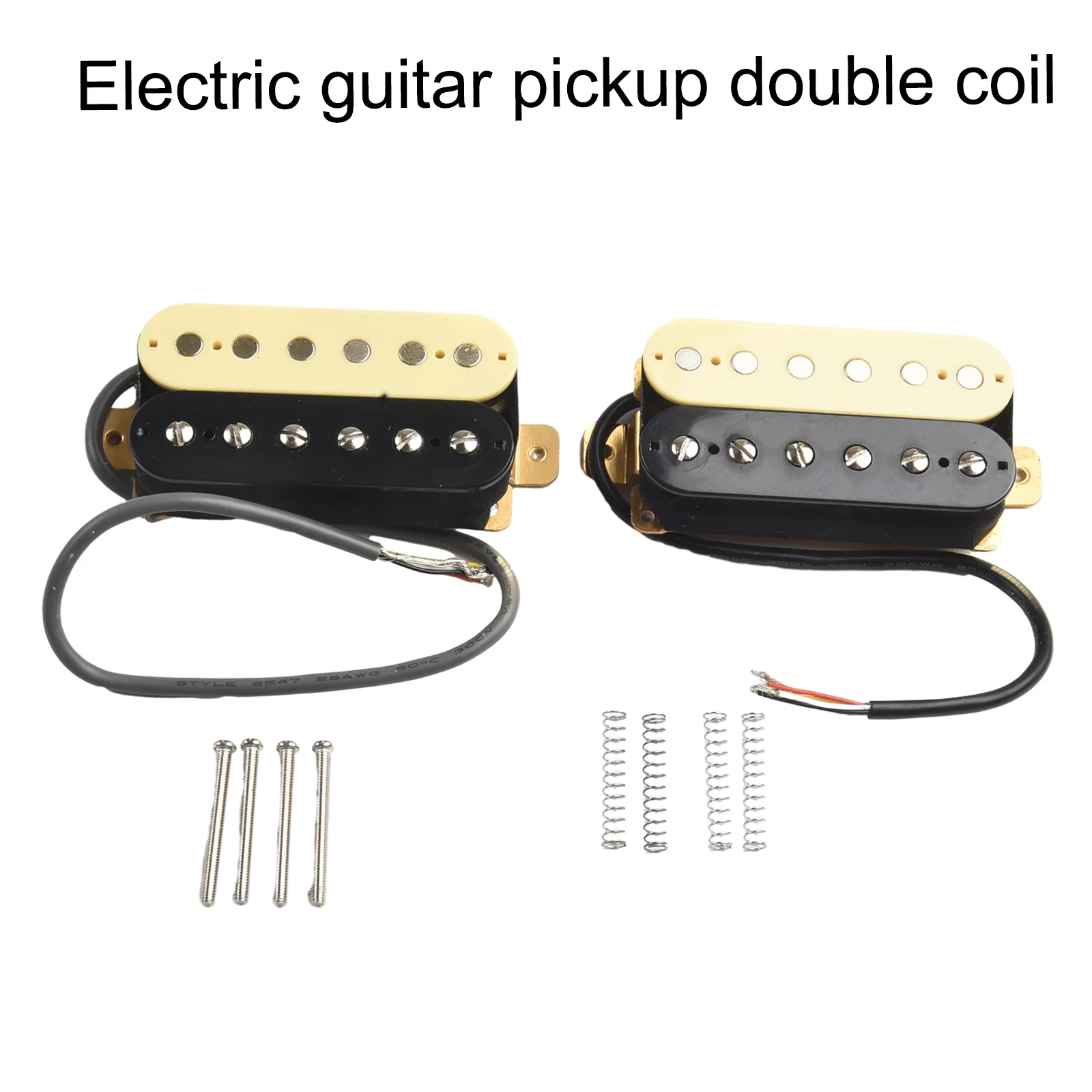 

Electric Guitar Neck/Bridge Pickups Humbucker Pickup Double Coil For Most Double Humbucker Guitar Replacement Pickup Parts