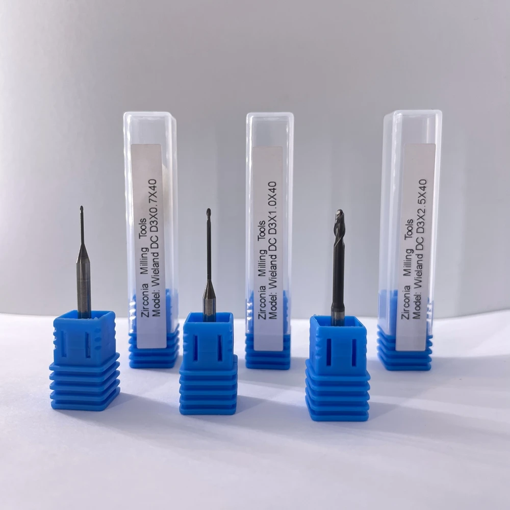 Dental Wieland Zenotec Select Hybrid 40Mm Diamond Like Coating Milling Tool Per Zirconia Drill