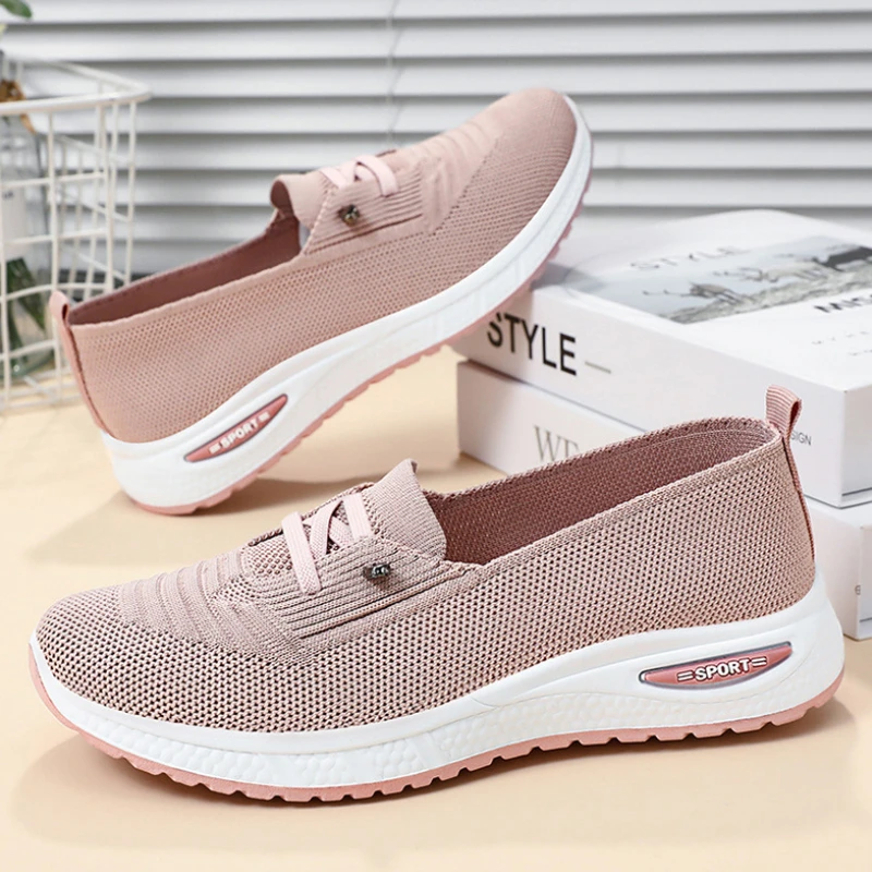 Women Casual Shoes Fashion Breathable Walking Mesh Flat Shoes Woman White Sneakers Women 2020 Tenis Feminino Female Shoes main image 1