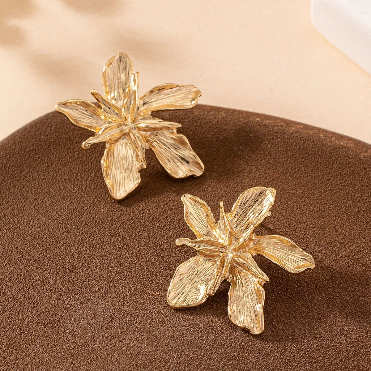 Sunflower Earrings Stud Type