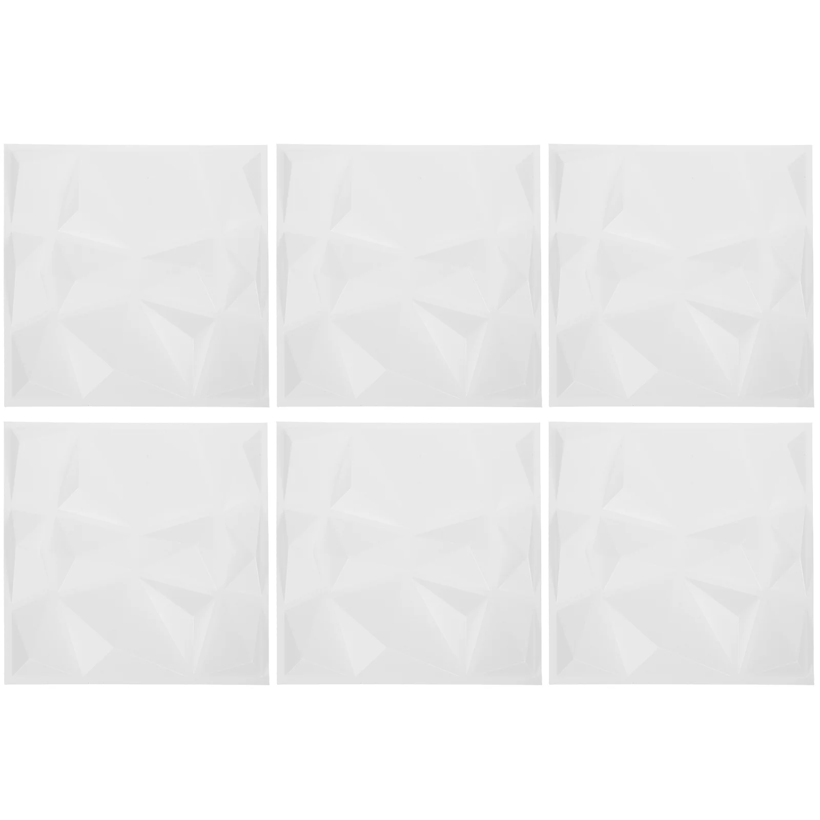 

6 Pcs Interior Wall Three-dimensional Panel 3d Panels Pvc Wallpaper Peel and Stick
