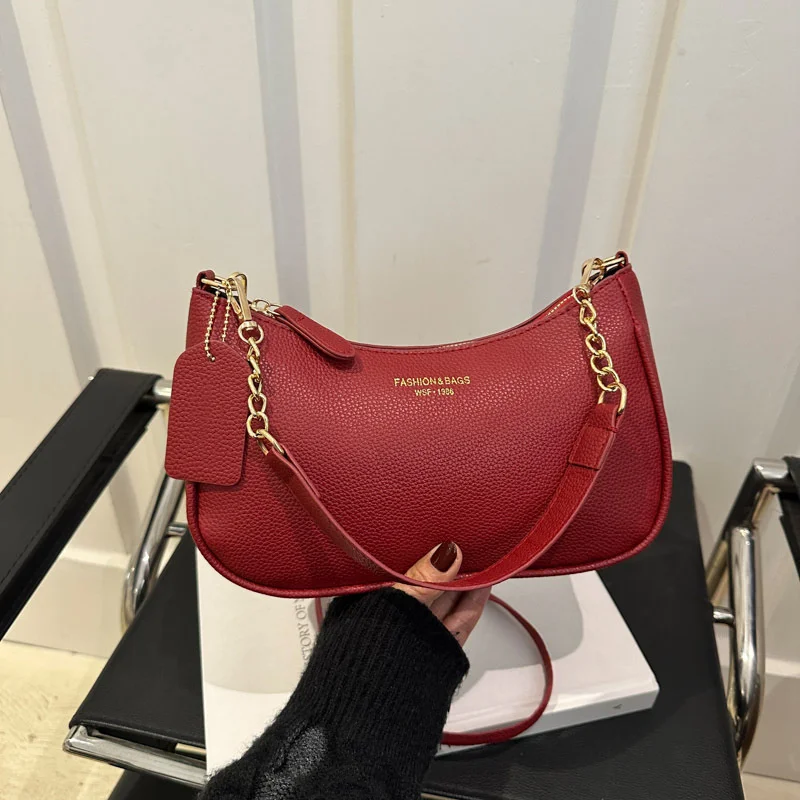 حقيبة تحت الإبط للنساء، حقيبة هوبو عصرية على شكل ه...