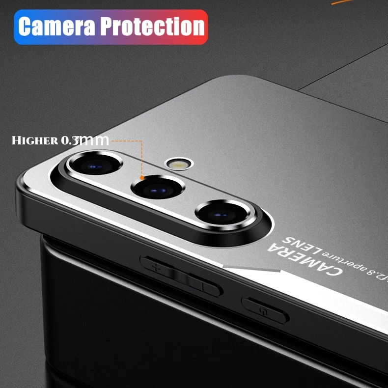 S25 S26 Ultra Aluminum Metal Case For Samsung Galaxy S26 S25 Edge S24 S23 S22 S21 S20 FE S 26 25 24 Ultra Plus Shockproof Cover — view 4