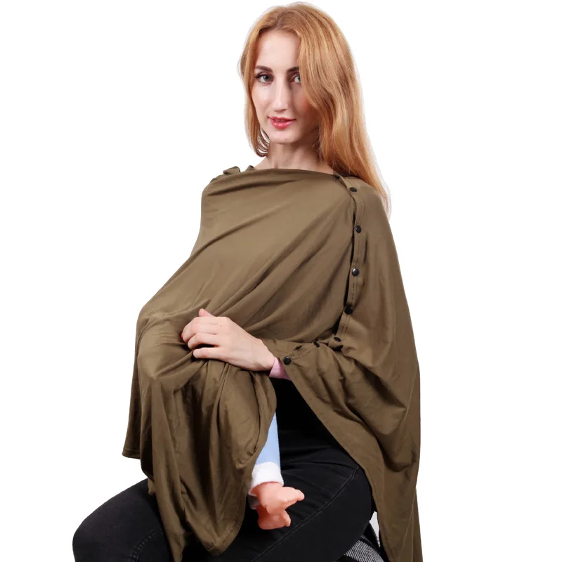 Baby Nursing Covers Buckle Close Baby Car Seat Cover Multi-Function breastfeeding cover