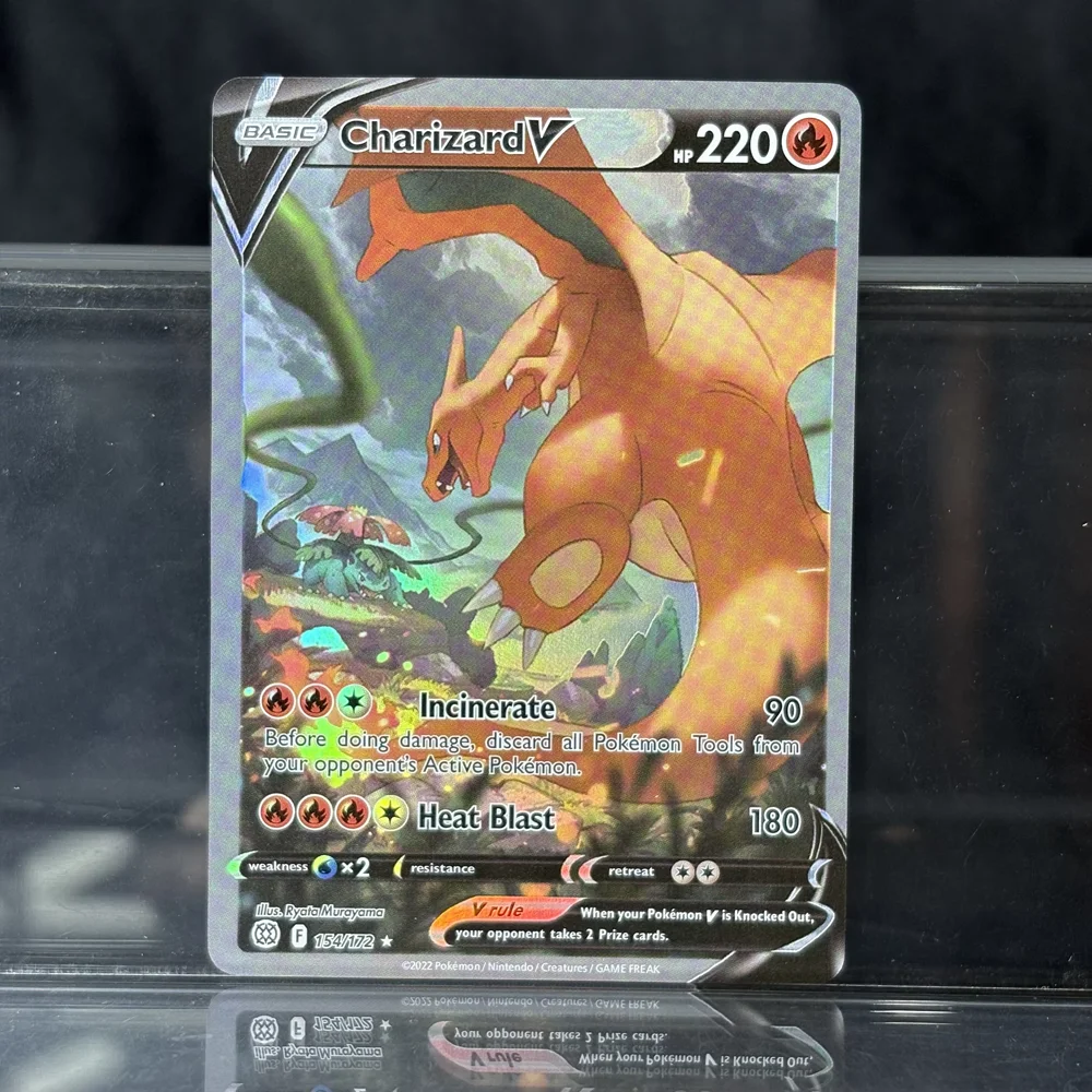 Holographic Charizard Battle Card Collection - Rare Sword & Shield & Scarlet & Violet Edition