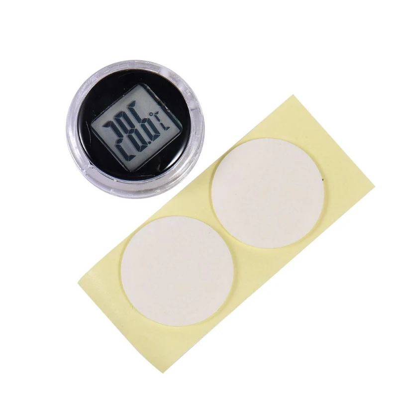 

Motorbike Handlebar Instrument Digital Clock Temperature Display Automatic Electronic Dial Watch Meter Thermometer Guage