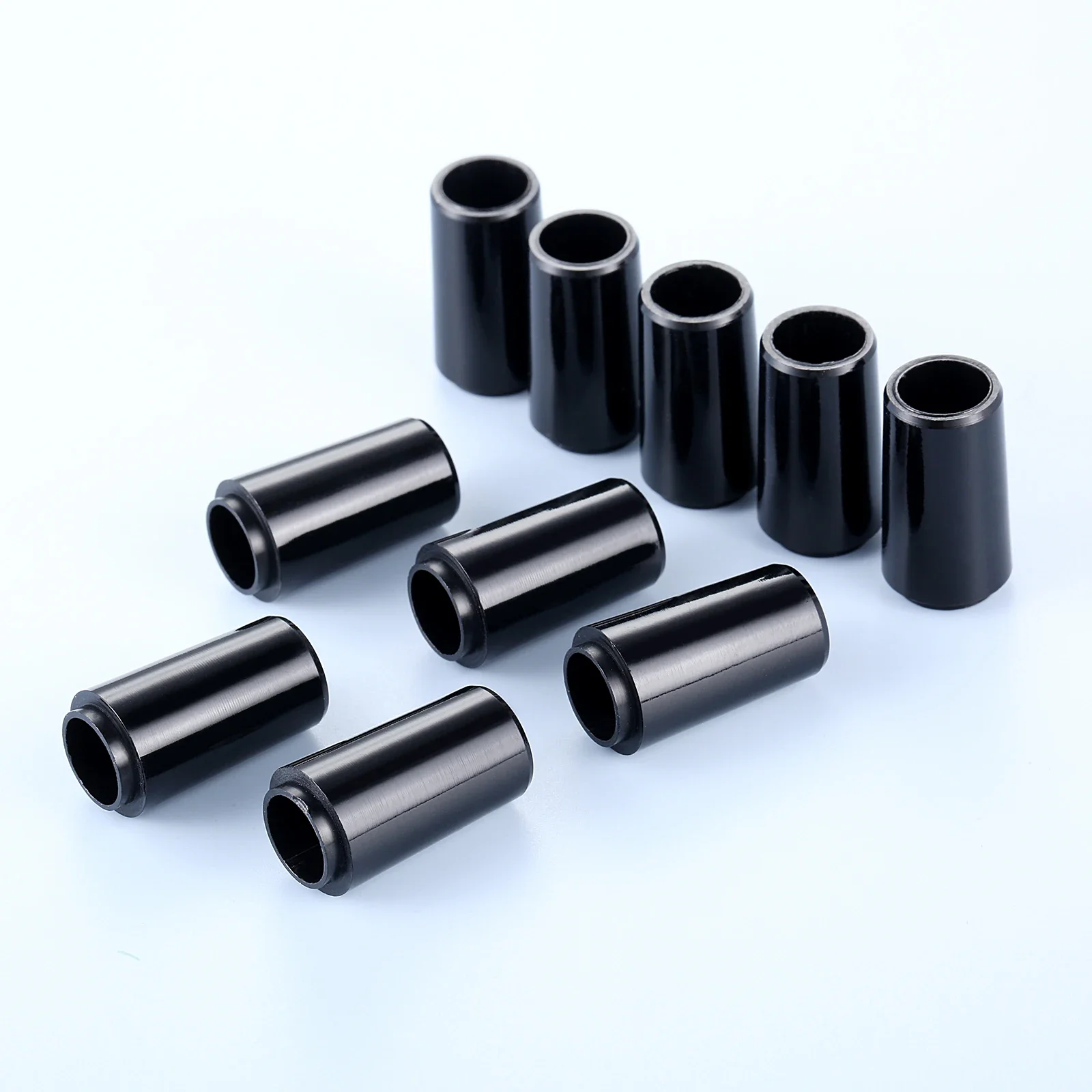 

10Pcs Black Plastic Golf Club Ferrules Sleeve Replacement Tip Size 0.355 for Irons Golf Club Shafts Accessories 24.5x9.2x13.4mm