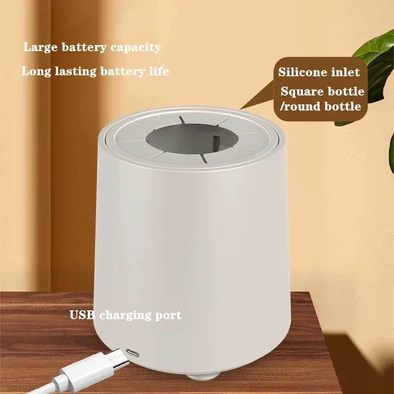 Automatic Baby Milk Bottle Shaker USB Rechargeable Electric Bottle Feeding Shake Machine Milk Powder Blender for Outdoor Travel