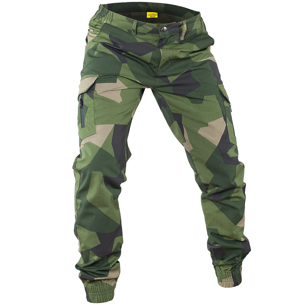 Schwedische M90 geometrische Tarnung Sommer taktische Hose MTP karierte Stoffbeinhose – Detail 13