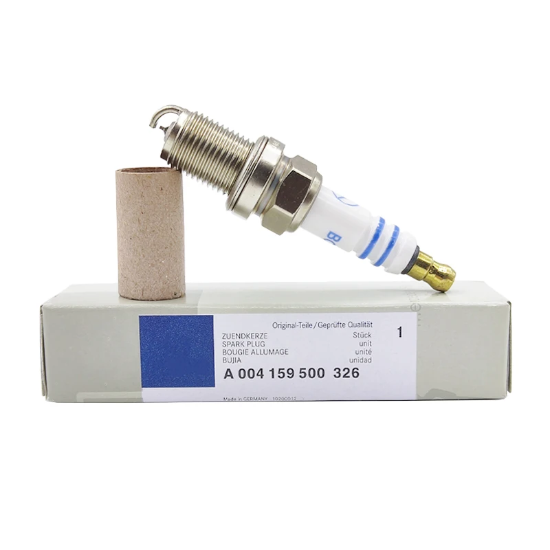 

4 шт. A004159500326 FR8DPP33 нормальные свечи зажигания для Mercedes Benz A208 C209 C215 C219 004159500326 автомобильные аксессуары