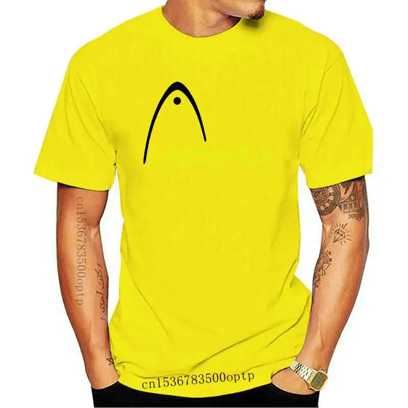 

Модная новая спортивная футболка с логотипом Head Tennis, белая футболка S-4Xl