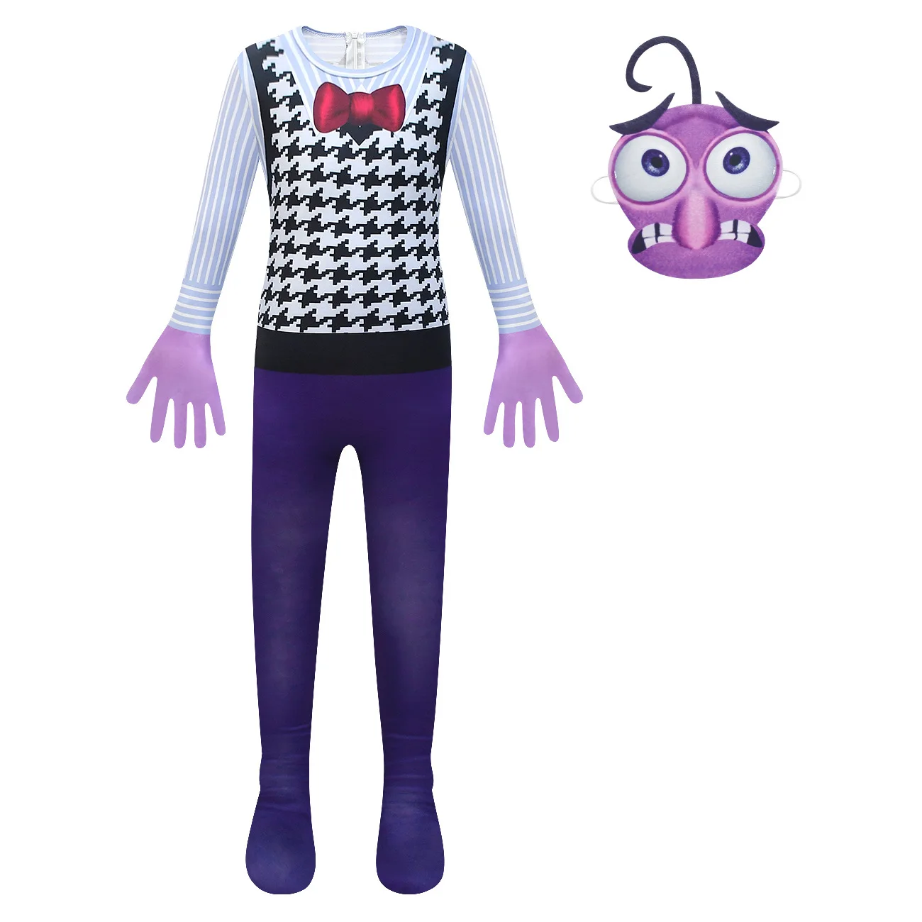 Anime Movie Inside Out 2 Cartoon Cospaly Costume Joy Anger Fear Cos Outfits for Kids Halloween Jumpsuits Birthday Party Costume kids clothing set