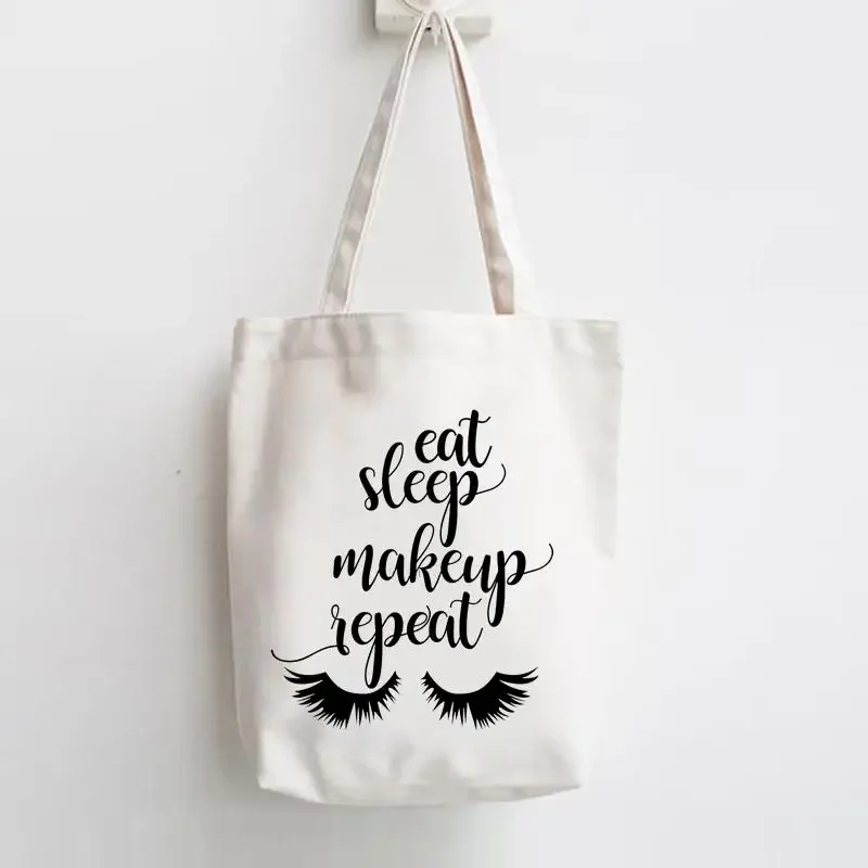 

Сумка-тоут женская холщовая, элегантный саквояж для макияжа, Роскошная сумочка-Шоппер на плечо, повседневный органайзер для покупок для девушек