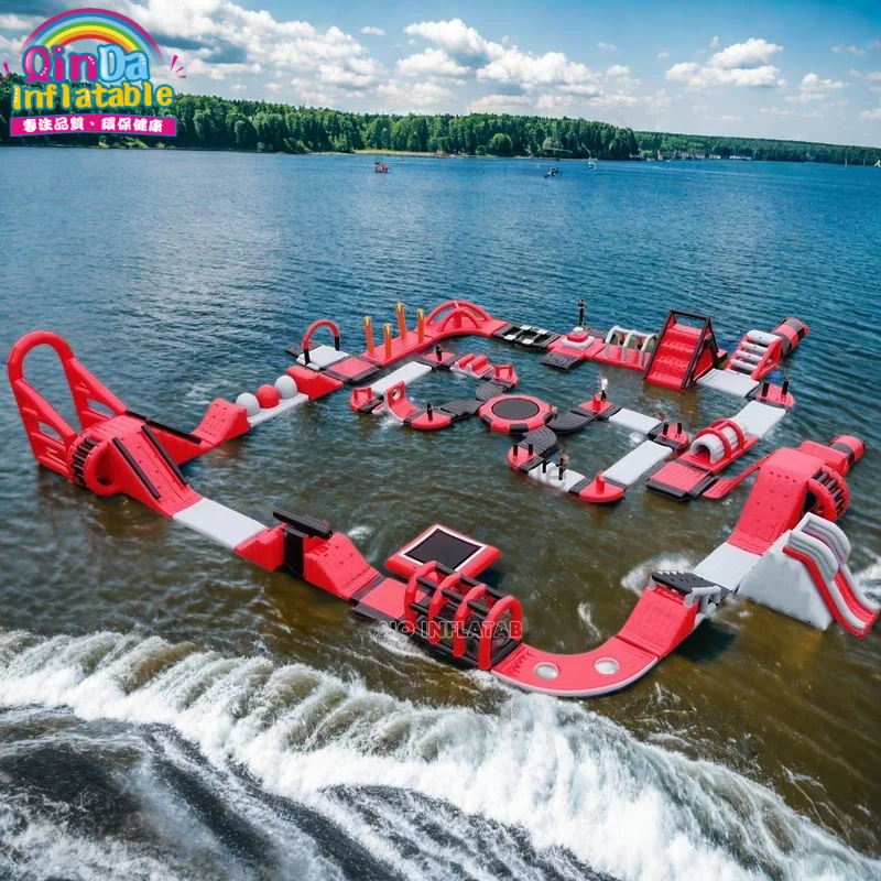 Commercial Adults Sport Aqua Water Fun Park Game Inflatable Floating Aqua Park for Lake and Sea
