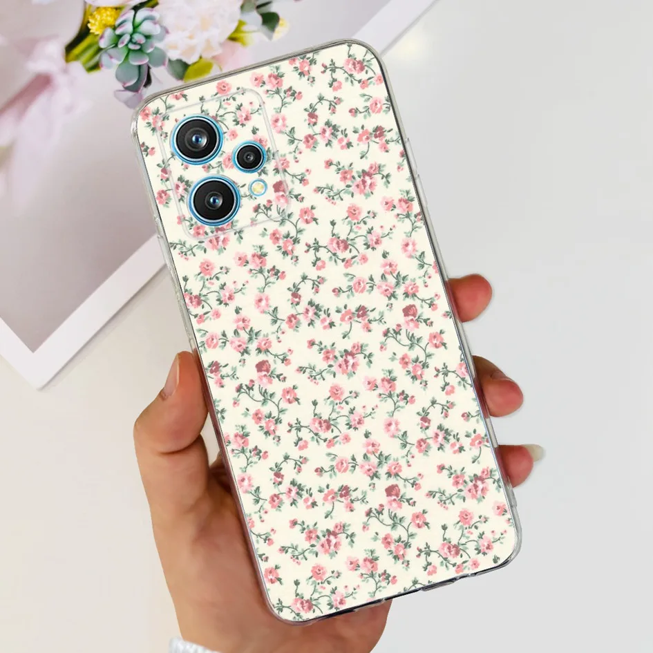 Fashion Flower Silicone Soft TPU Bumper Phone Case