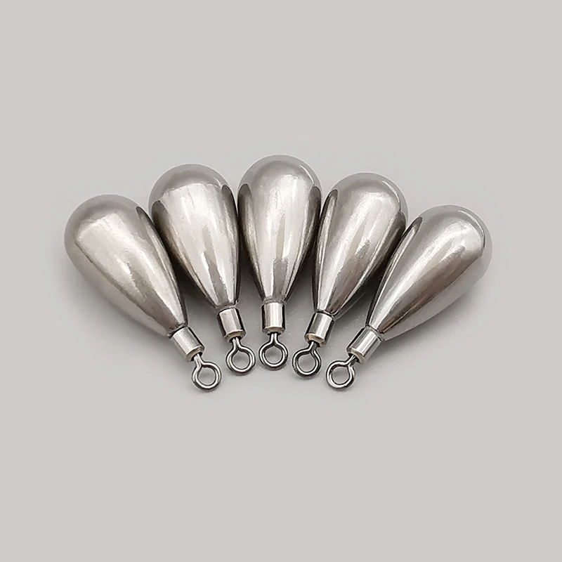 10 Piombi Drop Shot Bullet 3.5g 5g 7g 10g Con Gancio Pre-legati 36cm – Fluorocarbon