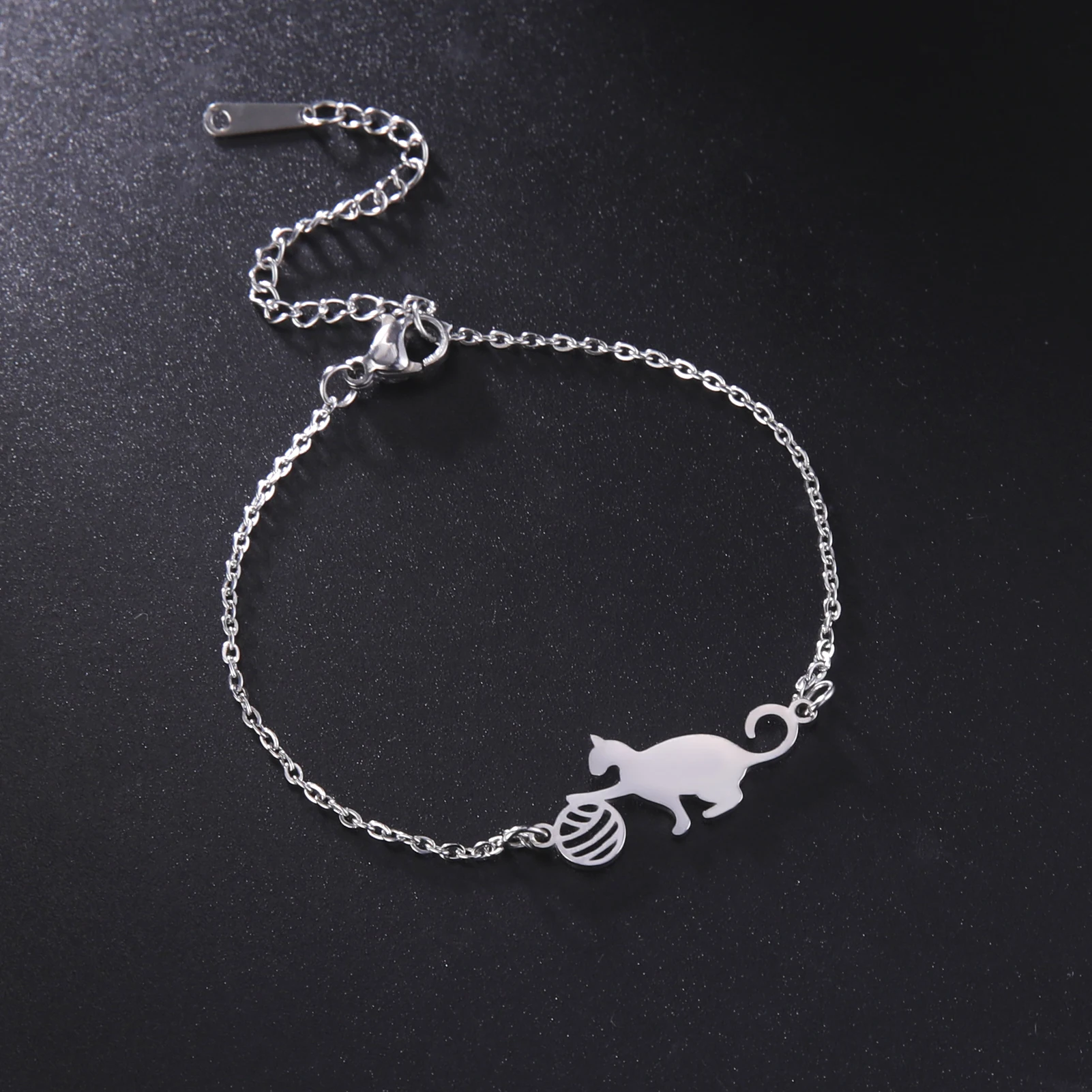Cat Charm Bracelet