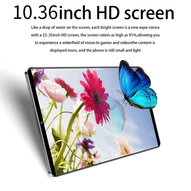 Tablette PC de 10.36 pouces, Android 11.0, 16 go, 1 to, MTK6592 – Image 2