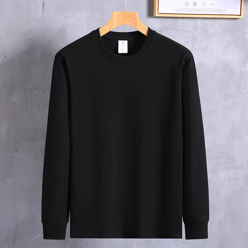 

Cotton Sweatshirts for Men Solid Color Round Neck Loose Men's Clothing Spring and Autumn Versatile Casual Hoodies