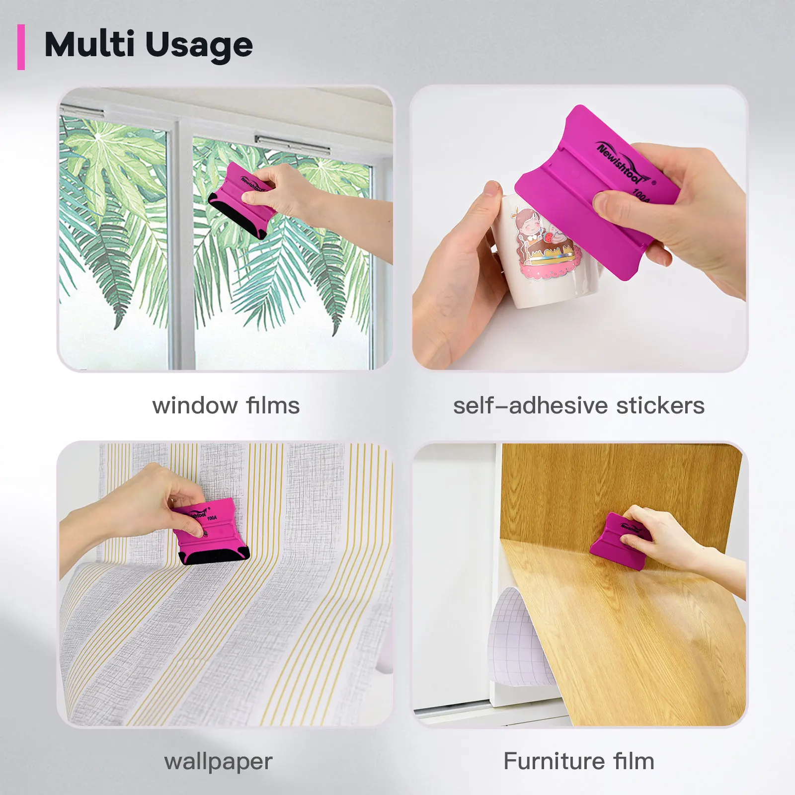 Car Wrapping Tools Vinyl Squeegee Window Tinting Squeegee Automotive Film Tools Window Tint Squeegee EHDIS 5pcs Wrap Squeegee With 10pcs Fabric Cloth Soft Felt Edge Vinyl Scraper Window Tinting Sign Making Car Film Sticking Tools
